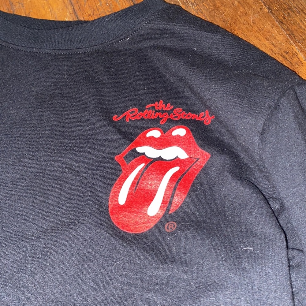 Rolling Stones cropped sweater